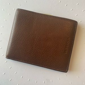 Coach Men’s Slim Pebbled Wallet